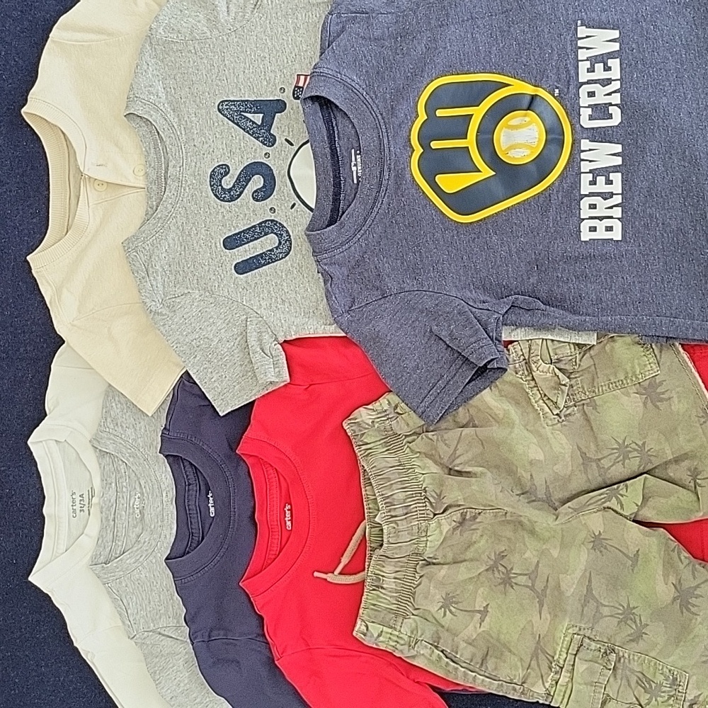 Carter's 3T Boys Tshirt Bundle